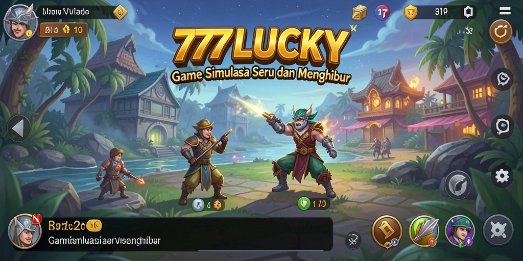 Tampilan gameplay menarik dari 777LUCKY yang penuh aksi.
