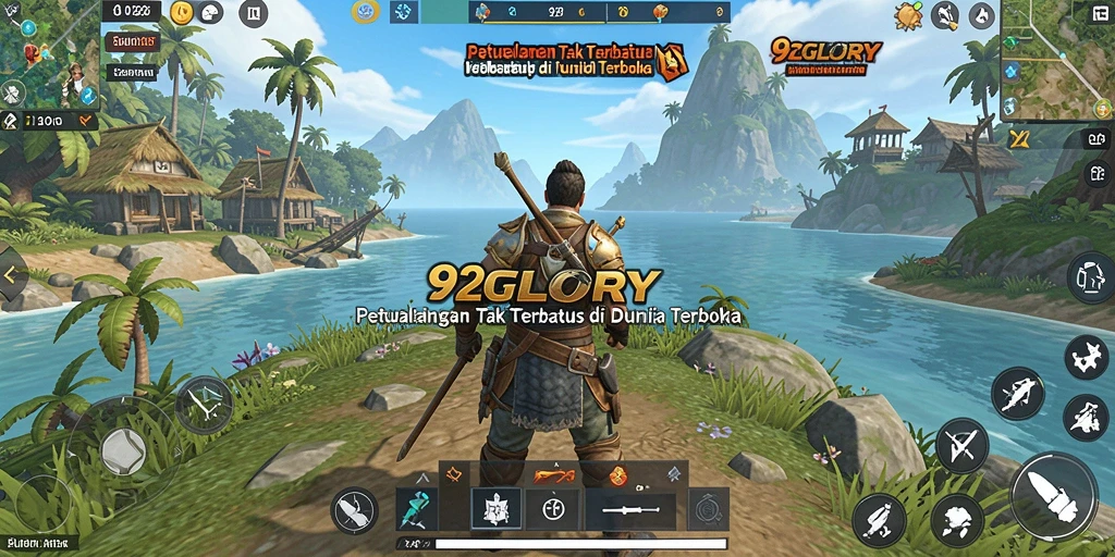 Screenshot utama 92GLORY menampilkan gameplay seru di dunia terbuka.