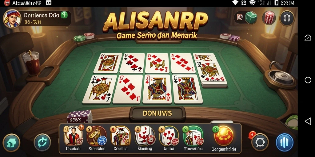 Tampilan gameplay menarik dan interaktif dari ALISANRP.