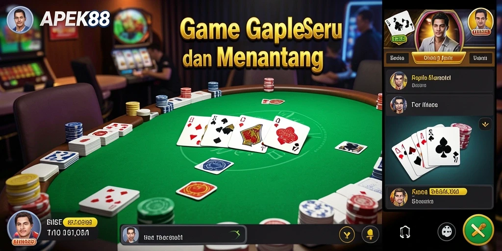 Tampilan gameplay APEK88 yang seru dan interaktif.