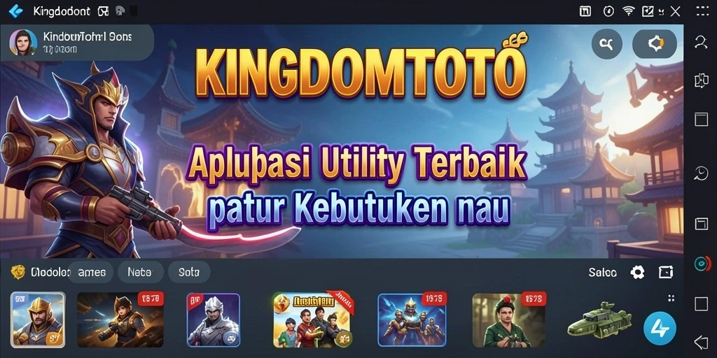 Tampilan antarmuka KINGDOMTOTO yang menarik dan user-friendly.
