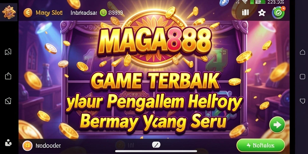 Tampilan menarik dari gameplay MAGA888 slot yang seru.
