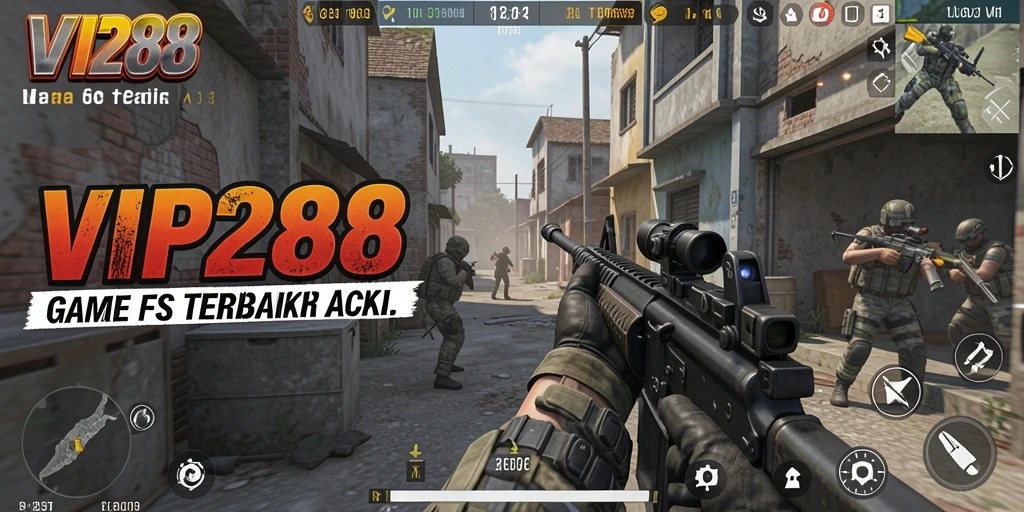 Screenshot gameplay VIP288 menampilkan aksi menembak yang seru dan mendebarkan.